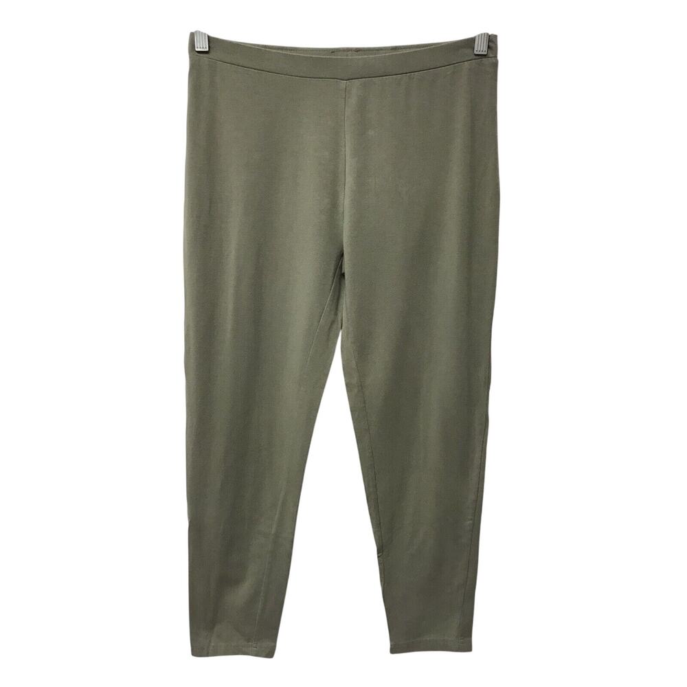 Jeanne Pierre Dress Womens Large Lounge Pants Green